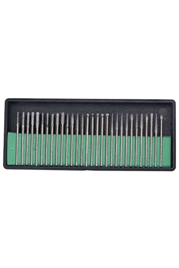 OEM Professional electric nail drill, for false nails, DM202, 35,000 rpm, pink, with 3 sets of drill heads