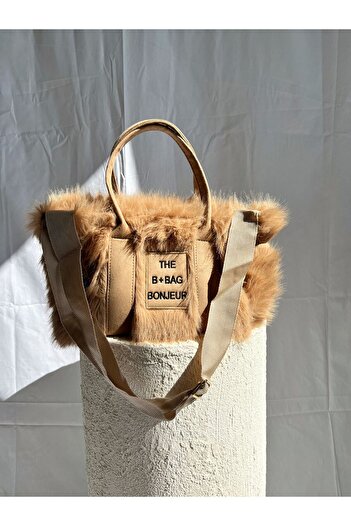 Swaggo collections Women's Plush Tote Hand Shoulder Bag