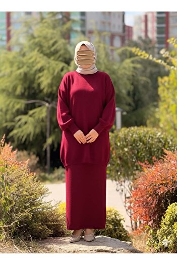Nissra Ankanoor Knitwear Skirt Blouse Set Anka252002