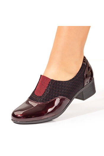 BMoD Women's red shiny shoes MOD10476