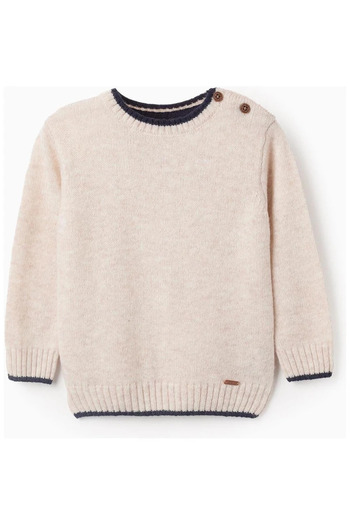ZY Knitted sweater with soft wool