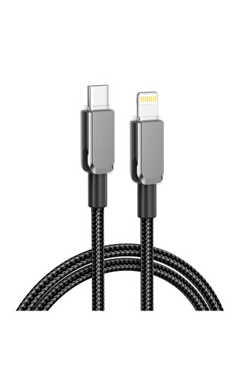Xo Cablu NB-Q250A PD USB-C la Lightning 1,0 m 27W - Negru