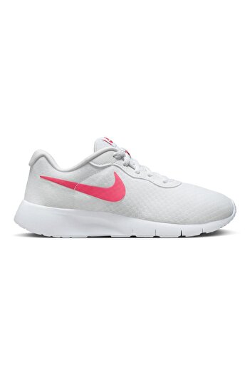 Nike Tanjun EasyOn Stitched-down Lace Shoes - White & Pink