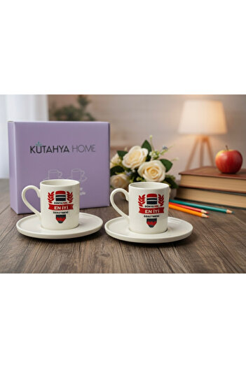 KÜTAHYA HOME Special Gift for Teachers Who Love Coffee |   Teacher's Day Cup Set |   Box Gift