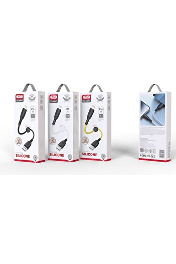 Xo Cablu USB-Lightning NB247 0,25 m 6A Alb