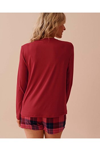 La Vie en Rose Holiday Print Super Soft Long Sleeve Shirt