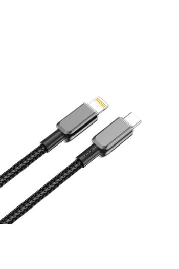 Xo Cablu NB-Q250A PD USB-C la Lightning 1,0 m 27W - Negru