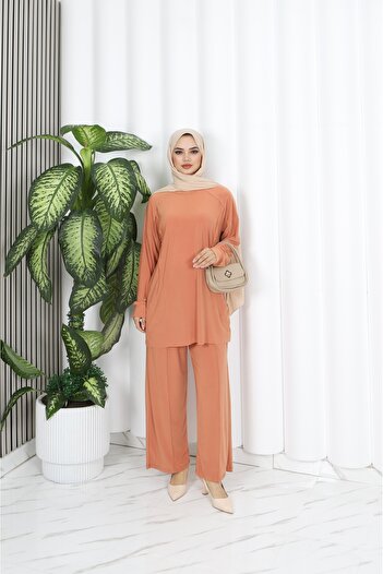 NİSUM MODA Sandy Pants Suit with Pockets