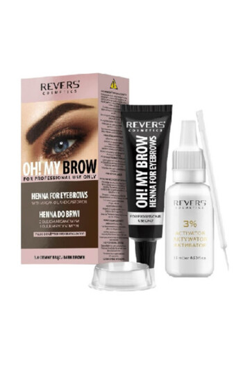 Revers cosmetics Henna Eyebrow Dye Light Brown 2.0 – Revers (2 x 15 ml)