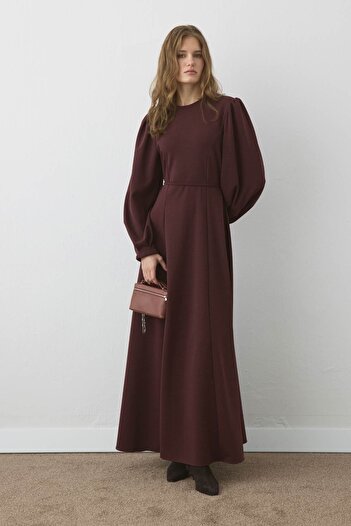 Hooopstore Premium Belden Sitting Detailed Cherry Dress