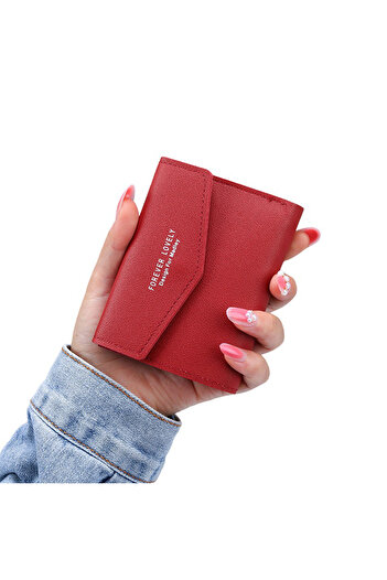 OEM Women's Short Wallet, Korea Style, Red