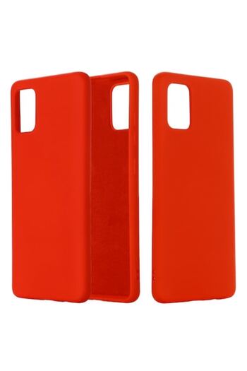 SOHO Liquid Silicone Protective Case for Samsung Galaxy S10 Lite - Red