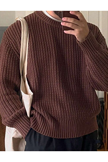 Sheya MANFINITY by sweater, brown