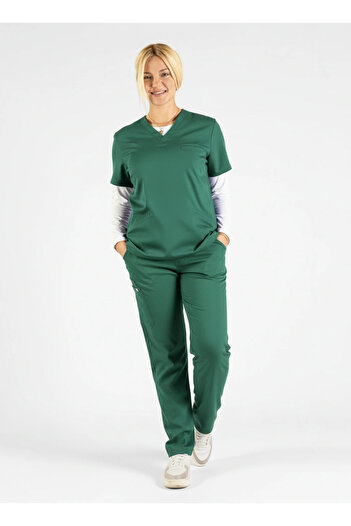 Prof Tea Rose Medical Clothing Scrubs Surgical Suit Doctor Nurse Lycra Hospital Uniform