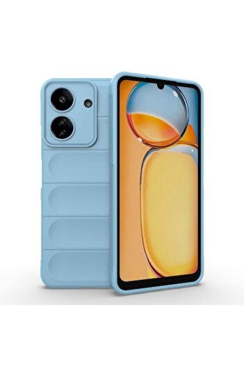 SOFAL Case for Xiaomi Redmi 13C 4G/Poco C65, H160, Polyurethane, Blue
