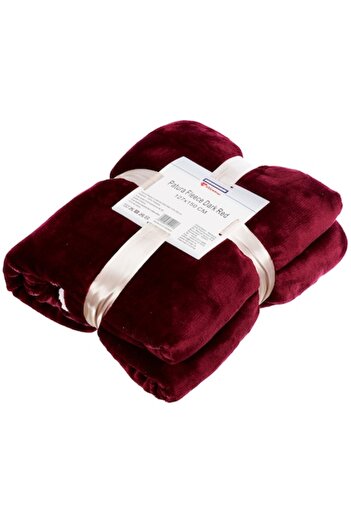 Heinner Home Fleece Blanket Dark Red, 127 x 150 cm