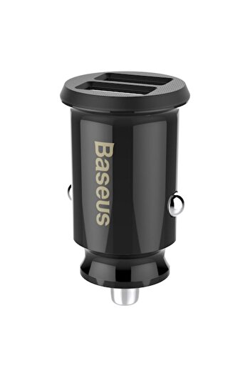 Baseus Car USB Charger 5V 3.1A O63 ABS Polycarbonate - Black