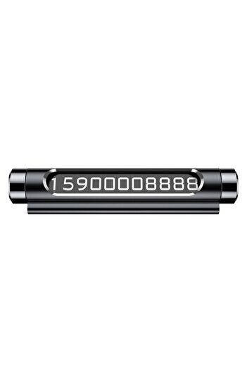 Baseus Suport pentru număr de telefon pentru parcare temporară, O15, cifre fosforescente, negru
