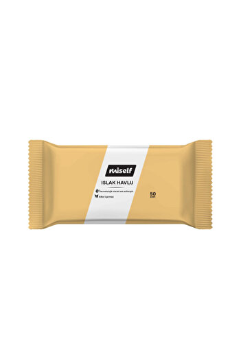 MİON Miself Wet Towels 50 Pcs, Wet Wipes