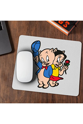 OEM Mousepad Porky Petunia Looney Tunes
