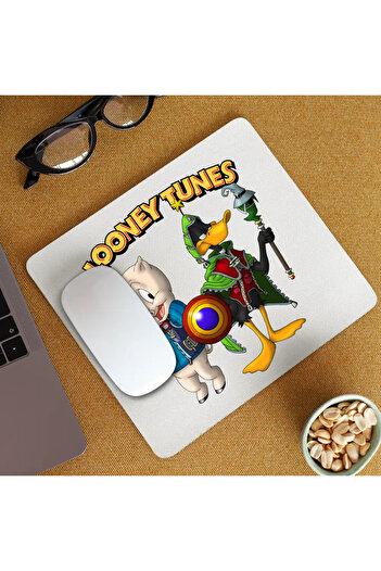 OEM Mousepad Porky Daffy Wizard Looney Tunes