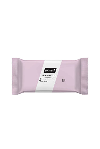 MİON Miself Wet Towels 50 Pcs, Wet Wipes