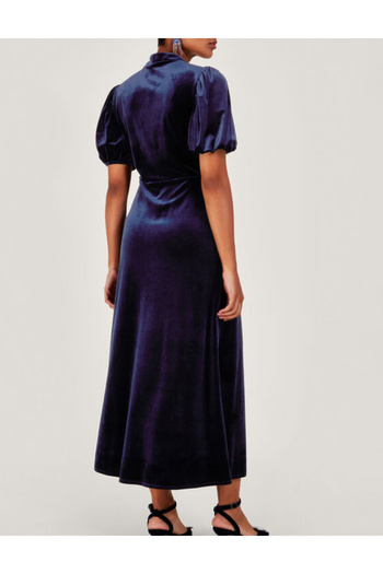 Monsoon Monsoon midi dress, blue