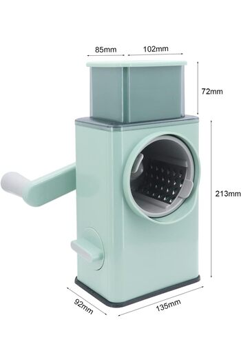 TERRION Vegetable Chopper Multifunctional Fruit and Vegetables with Stainless Steel Blades
