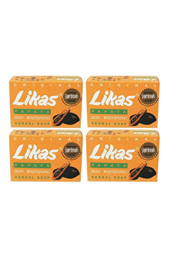 Likas Papaya Soap Original - Pack of 4
