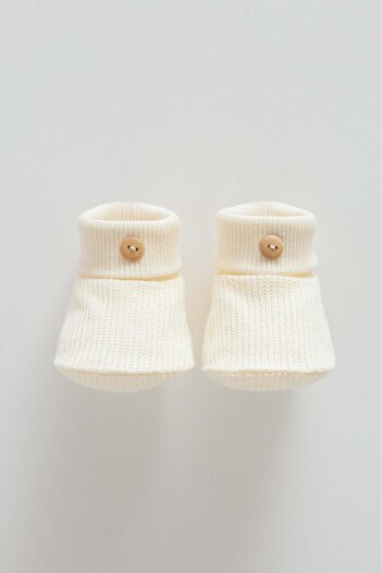 Caramel Baby Boy Soft Booties Car-2063