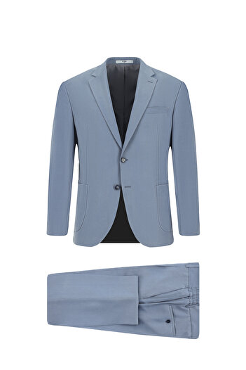 Kiğılı Regular Fit Elastic Waist Modal Blend Suit