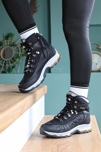 GÜLERSHOES Гарантирани оригинални водоустойчиви, неплъзгащи се детски ботуши с цип и връзки за външно ползване, размери 36-37-38-39