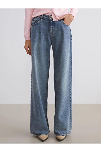 LC Waikiki Indigo Baggy Fit Women's Jean Pants (W5)