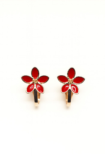MakeWell Clip-On Non-Pierced Children's Earrings – Hypoallergenic Clip-On Model for Those Without Pierced Ears