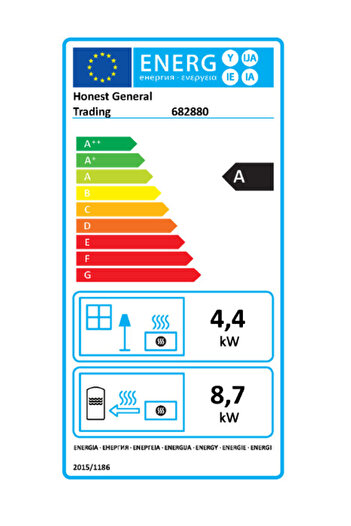 Evotools Fireplace for Central Heating 12 kw