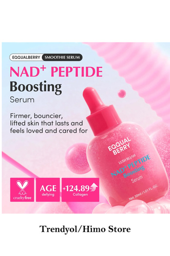 EQQUALBERRY GLAM SECRET Lush Blush NAD+ Peptide Boosting Serum