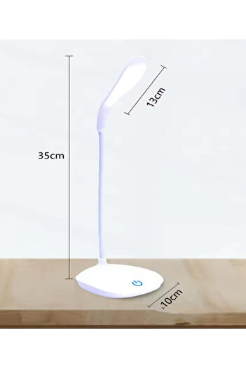 genernic Multi-Use Clip-on Desk LED Reading Lamp - Dimmable, Eye-Caring, 3 Levels