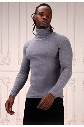 Star Fashion Men's blouse, 100% solid cotton, suitcase type, with high collar, on the neck