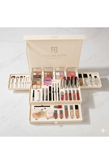 real beauty Luxury Makeup Box with 3 Drawers (Dior alternative)