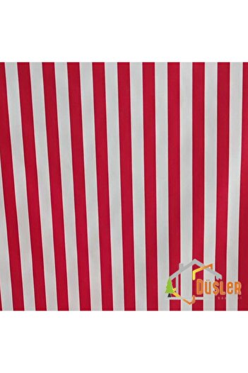 DÜŞLER EV TEKSTİLİ Striped and Patterned Water and Stain Repellent Panama Linen Small-Scale Premier Duck Fabric Cloth 100X180