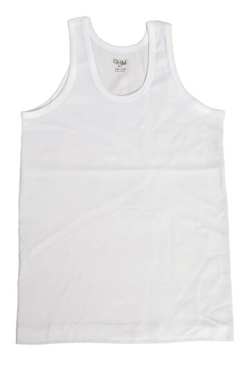 ALFA AKSESUAR 03 Boy's white single pack undershirt 316