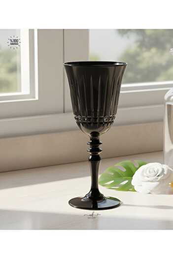 AKDEN STORE Crystal Handcrafted Goblet, Water Goblet,