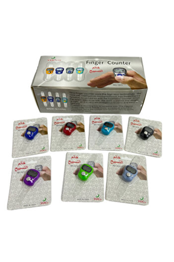Generic Carton of colored tasbih rings / 24 pieces