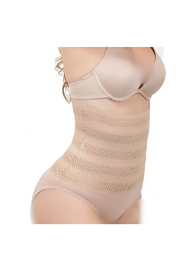 VEYA High Waist Striped Compression Tummy Control Corset