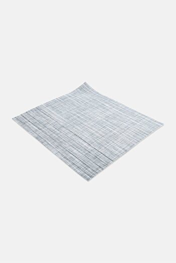 YOTO 6 Piece Rectangular Placemats Set, Grey