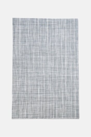YOTO 6 Piece Rectangular Placemats Set, Grey