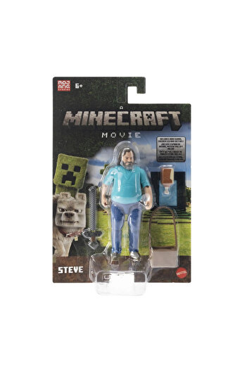 mattel MINECRAFT STEVE FIGURE SET WITH ACCESSORIES
