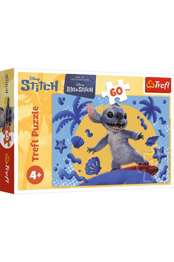 Trefl PUZZLE 60 DISNEY LILO AND STITCH A DAY WITH STITCH