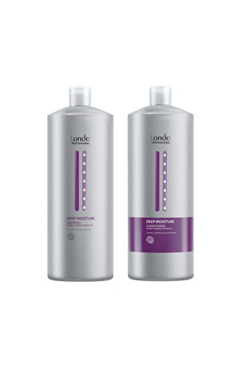 Londa Professional Package for dry hair, Londa Professional, Deep Moisture Shampoo 1000ml + Deep Moisture Conditioner 1000