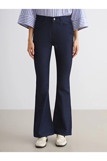 LC Waikiki Lcw jeans indigo flare women's jean pants